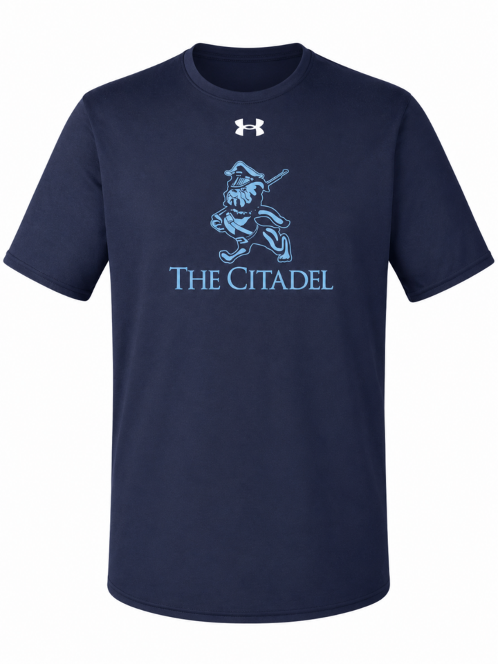 Navy Mascot Graphic Short-Sleeve T-Shirt