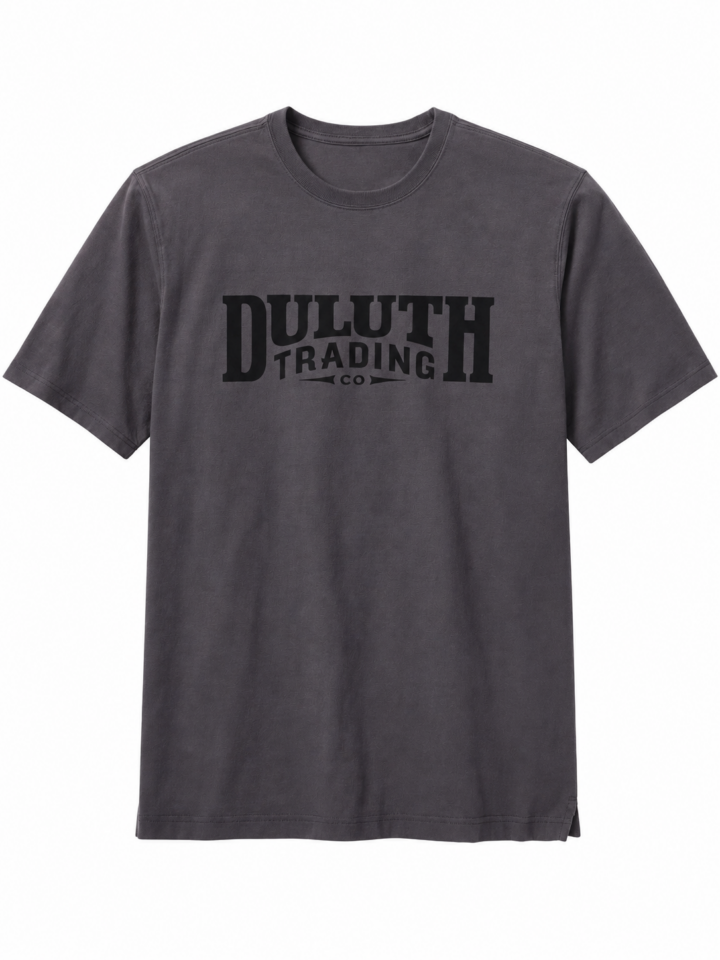 Dark Charcoal Vintage Logo Short-Sleeve T-Shirt